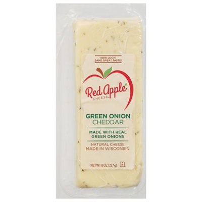 Red Apple Cheese Cheddar Green Onion - 8 Oz - Image 2