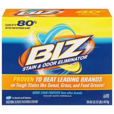 Biz Laundry Detergent Stain & Odor Eliminator Box - 50 Oz