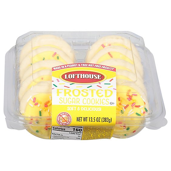 Bakery Cookies Frosted Yellow - Each