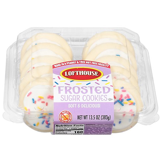 Bakery Cookies Frosted White - Each