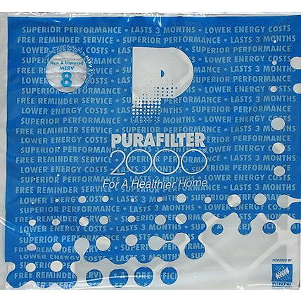 PuraFilter 2000 Air Filter Merv 8 Pollen & Allergen 20 x 20 x 1 - Each - Image 2