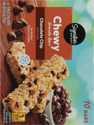 signature select chewy granola bar chocolate chip