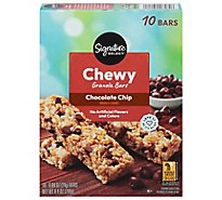 Signature SELECT Granola Bars Chewy Chocolate Chip - 10-0.85 Oz