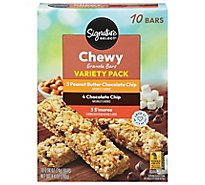Signature SELECT Granola Bars Chewy Variety Pack 10 Count - 8.4 Oz
