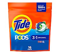 Tide PODS Original Liquid Laundry Detergent Pacs - 16 Count