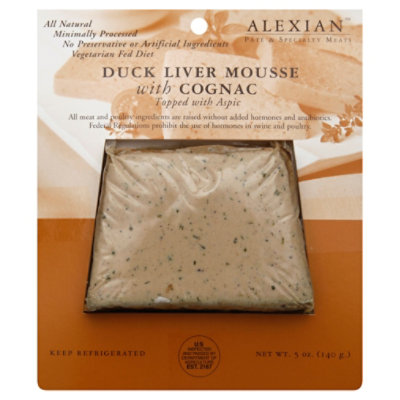 Alexian Mousse Duck Liver with Cognac - 5 Oz - Image 1