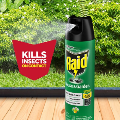 Raid House And Garden Insect Killer Insecticide Aerosol Spray - 11 Oz - Image 5