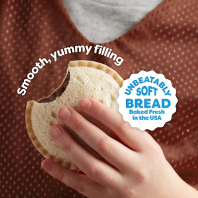 Smuckers Uncrustables Sandwich Chocolate Flavored Hazelnut Spread 4 Count - 7.2 Oz - Image 4