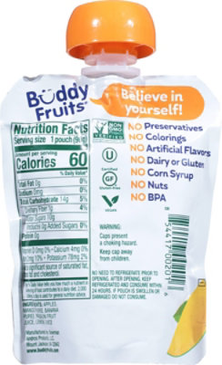 Buddy Fruits Original Pure Blended Fruit Banana Passion & Mango - 3.2 Fl. Oz. - Image 6