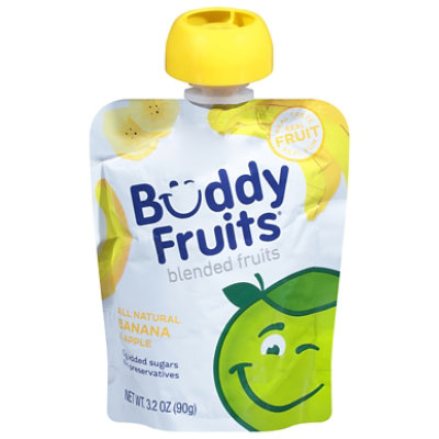 Buddy Fruits Original Pure Blended Fruit Apple & Banana - 3.2 Fl. Oz.