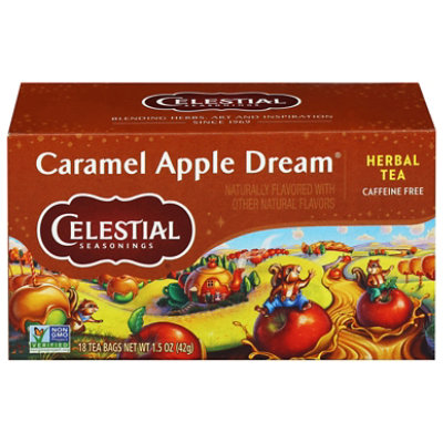 Celestial Seasonings Tea Bags Herbal Caramel Apple Dream 20 Count - 1 .7 Oz - Image 3