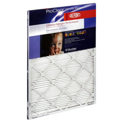 DuPont ProClear Filter Electrostatic Air 20x30x1 - Each - Image 1