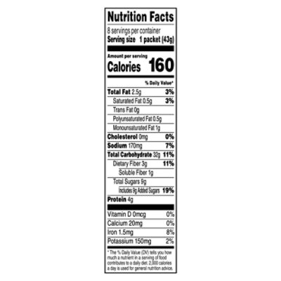 Quaker Select Starts Gluten Free Oatmeal Instant Maple & Brown Sugar - 8-1.51 Oz - Image 3