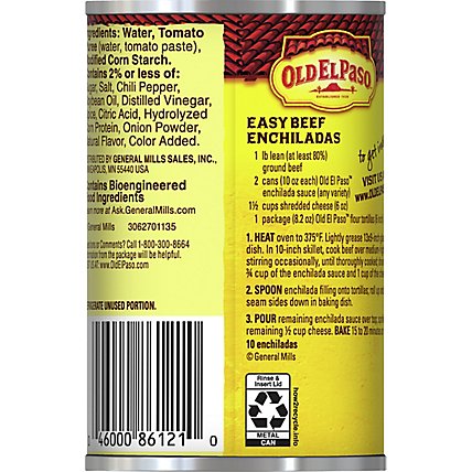 Old El Paso Sauce Enchilada Red Medium Can - 10 Oz - Image 6
