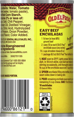 Old El Paso Sauce Enchilada Red Medium Can - 10 Oz - Image 5