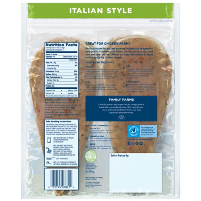 PERDUE Perfect Portions Italian Style Boneless Skinless Chicken Breasts - 1.5 Lb - Image 6