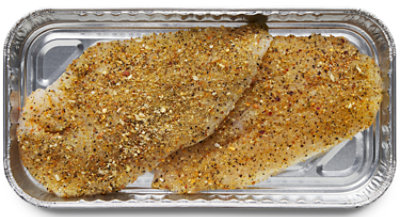 Catfish Fillet w/ California Garlic Seasoning - 1 Lb - Image 1