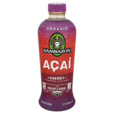 Sambazon Juice Blend Organic Superfood Energy Acai - 32 Fl. Oz. - Image 3