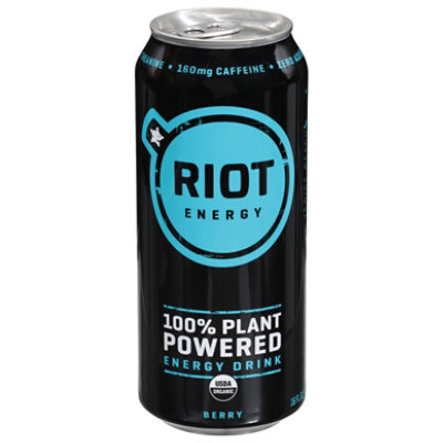 Riot Energy 100% Powered Berry Energy Drink - 16 Fl. Oz. - Image 1