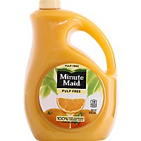 Minute Maid Juice Orange Pulp Free - 128 Fl. Oz. - Image 2