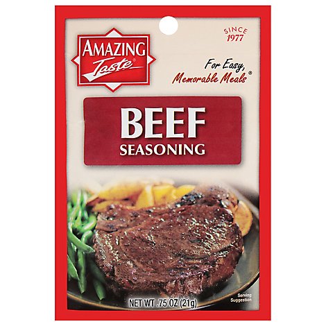 Amazing Taste Seasoning Beef - .75 Oz