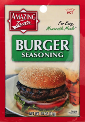 Amazing Taste Seasoning Burger - .75 Oz - Image 2