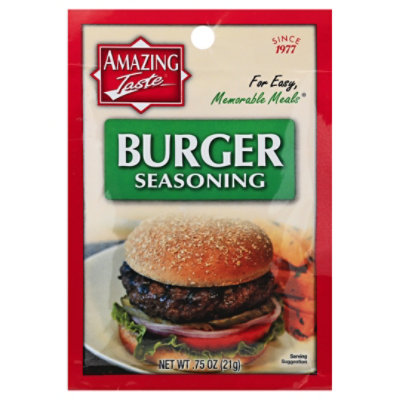 Amazing Taste Seasoning Burger - .75 Oz - Image 1