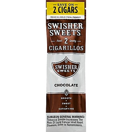 Swisher Sweets Cigarillos Chocolate - 2 Package - Image 2