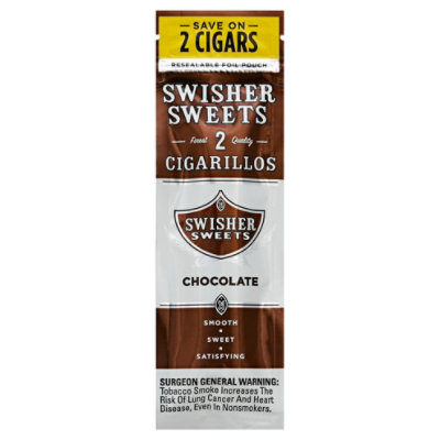 Swisher Sweets PrePriced Cigarillos, Chocolate, Cigars, 30, 59 OFF