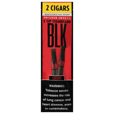 Swisher Sweets Cigarillos Black Cherry Tip - 2 Package - Image 2
