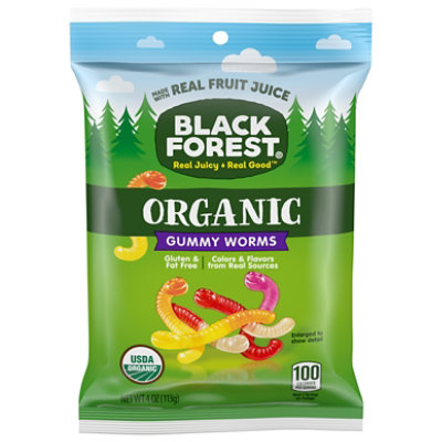 Black Forest Organic Gummy Worms - 4 Oz - Image 3