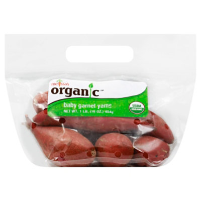 Yams Baby Garnet Organic - 16 Oz - Image 1