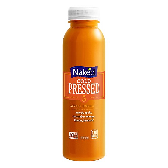 Naked Juice Pressed Hpp Lively Carrot - 12 Oz