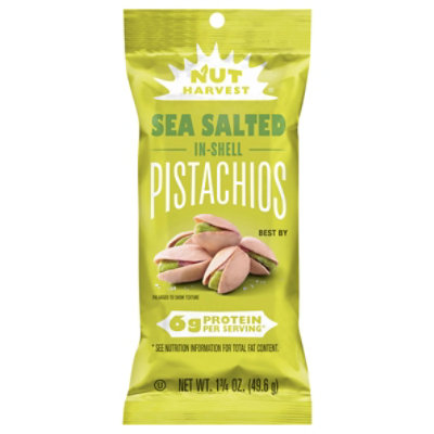 Nut Harvest Pistachios In Shell Salted - 1.75 Oz