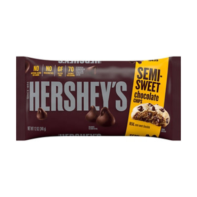 HERSHEYS Kitchens Chips Semi-Sweet Chocolate - 12 Oz - Image 1