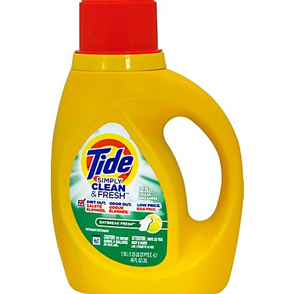 Tide Liquid Detergent Simply Clean & Fresh Daybreak Fresh Jug - 40 Fl. Oz. - Image 2