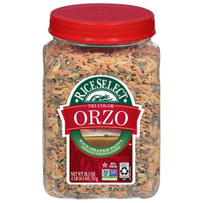 Rice Select Orzo Tri-Color - 26.5 Oz - Image 1