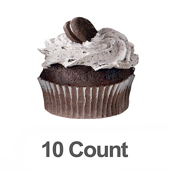 Bakery Cupcake Cookies N Creme 10 Count - Each