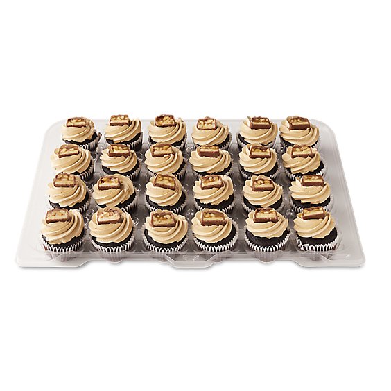 Bakery Cupcake Cake Snickers 24 Count - Each