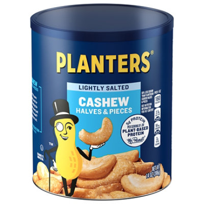 Planters Cashews Halves & Pieces Lightly Salted - 14 Oz - Image 1