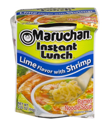 Maruchan Instant Lunch Ramen Noodle Soup Lime Flavor - 2.25 Oz - Image 1