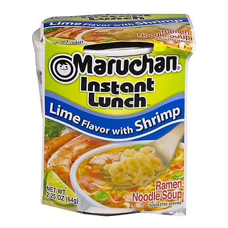 Maruchan Instant Lunch Ramen Noodle Soup Lime Flavor - 2.25 Oz