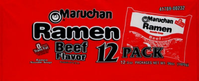 Maruchan Ramen Noodle Soup Beef Flavor - 12-3 Oz - Image 3