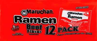 Maruchan Ramen Noodle Soup Beef Flavor - 12-3 Oz - Image 2