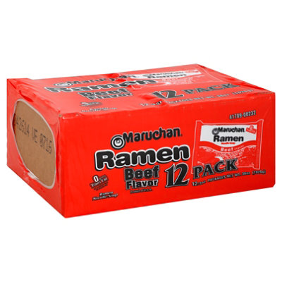 Maruchan Ramen Noodle Soup Beef Flavor - 12-3 Oz - Image 1