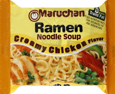 Maruchan Ramen Noodle Soup Creamy Chicken Flavor - 3 Oz - Image 2