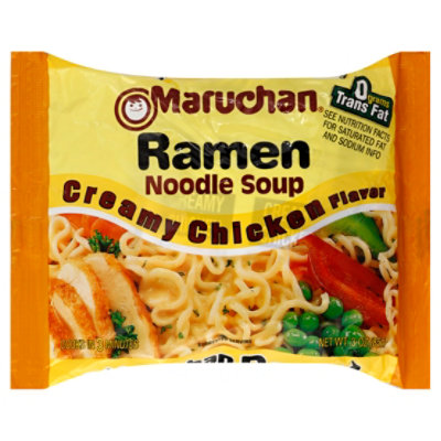 creamy chicken ramen noodles