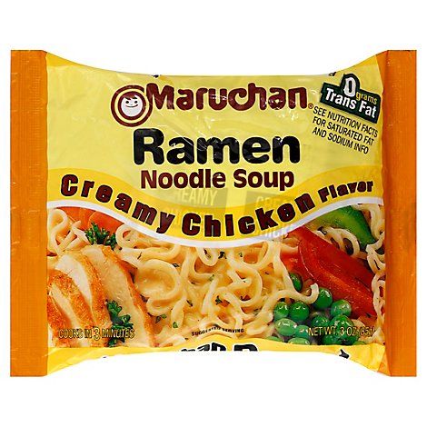 Maruchan Ramen Noodle Soup Creamy Chicken Flavor - 3 Oz