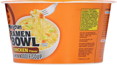 Maruchan Bowl Ramen Noodles with Vegetables Chicken Flavor - 3.31 Oz - Image 6