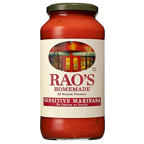 Raos Homemade Sauce Marinara Sensitive Formula Jar - 24 Oz